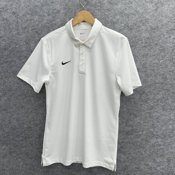 NIKE Golf Dri-Fit Men's Activewear Top Tennis Golf Pickleball, White Size S, NEW - Picture 1 of 11